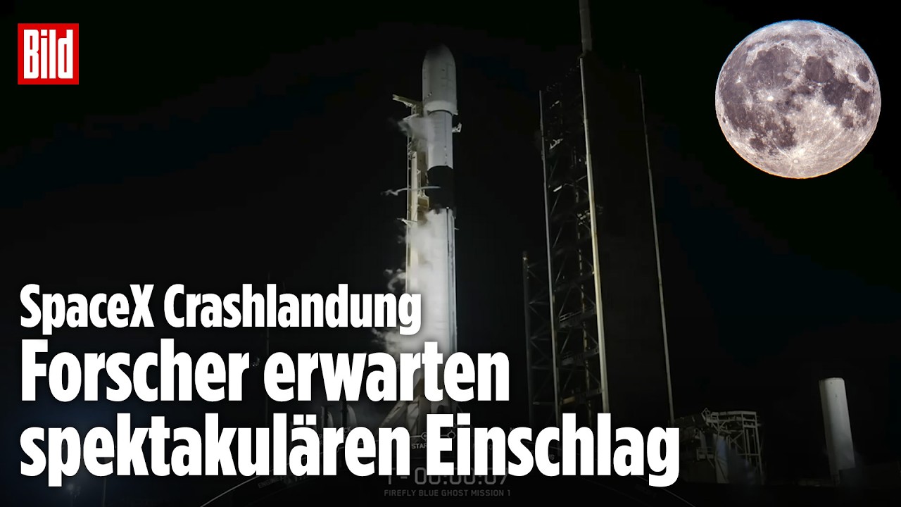 SpaceX auf Abwegen: Diese Rakete kracht Mittwoch in den Mond