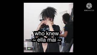 ☼ Who Knew - Ella Mai ~ Lyrics ☼