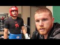 FULL RYAN GARCIA SPARRING WHILE CANELO WATCHES & SHOWS LOVE TO RYAN & GIVE POINTERS HOW TO FIGHT