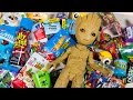 HUGE Baby Groot Surprise Toy Opening Guardians of the Galaxy Toys for Boys Superhero Kinder Playtime