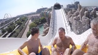 Falcons Falaj - Multi person magnetic water coaster : Yas Waterworld (UAE)