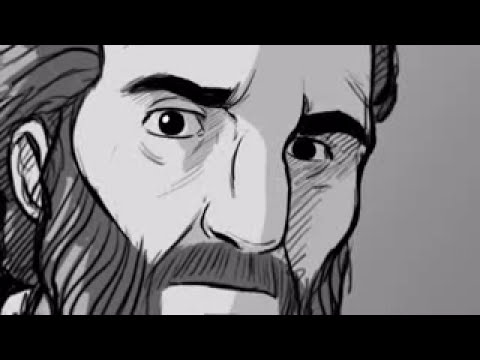 Zaparcie się Piotra - krótka animacja