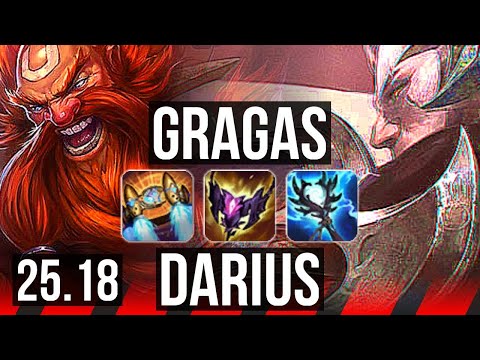 GRAGAS vs DARIUS (TOP) | 900+ games | EUW Master | 25.18