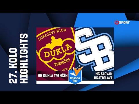 27. kolo: HK Dukla Trenčín - HC Slovan Bratislava 3:4 sn (3:2, 0:1, 0:0, 0:0)