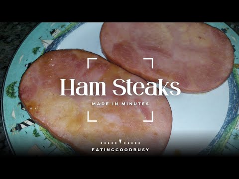 Enjoy Maple Syrup Glazed Ham Steaks Made in a Few Simple Minutes
