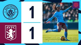 Manchester City vs Aston Villa  Barclays Women’s Super League highlights