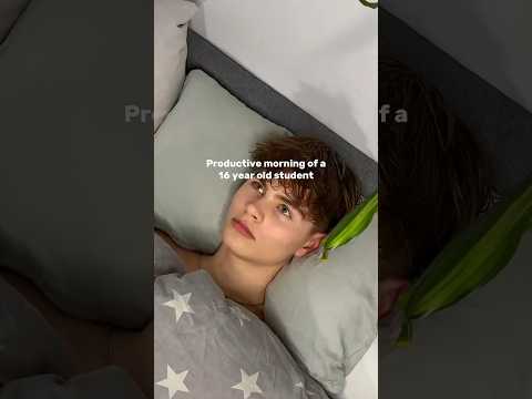 My productive morning routine as a 16 year old student