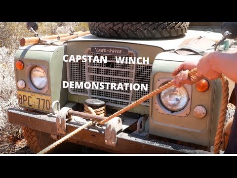 Winching techniques/Capstan winch