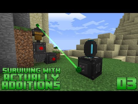 Surviving With Actually Additions :: E03 - Vertical Digger & Empowerer