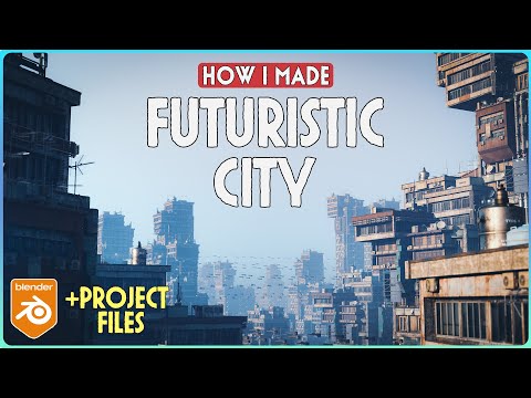 How I Made a Sci-Fi City with Buildify in Blender + Project Files