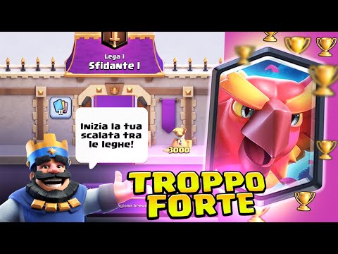 Il KING della FENICE! Inizio le LEGHE su Clash Royale!