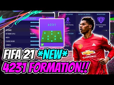 *INSANE* NEW MOST META FORMATION!! | FUT 21 4231 CUSTOM TACTICS/INSTRUCTIONS EXPLAINED | POST PATCH!