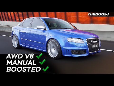 The Audi RS4 B7 QUATTRO V8 is even better with boost | fullBOOST