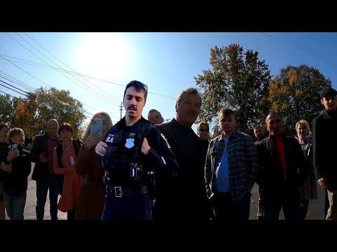 UPA / Stepan Bandera Monument Protest - Parma, OH