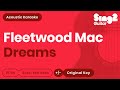 Fleetwood Mac Dreams Acoustic Karaoke