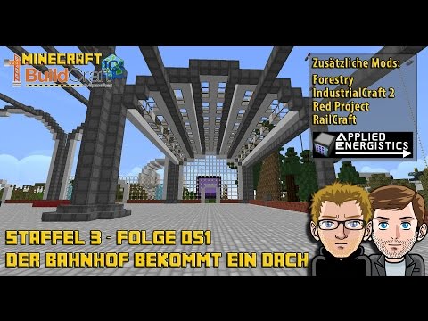 Let´s Play Buildcraft [HD+] S03E051 - Der Bahnhof bekommt ein Dach