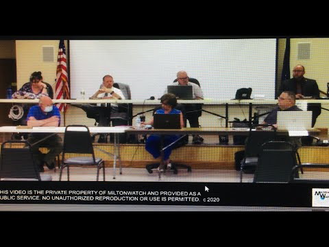 Town of Milton Board Meeting 06 24 2020
