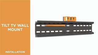 How to Install Super Economy Tilt LED/LCD TV Wall Mount-KL25-46T