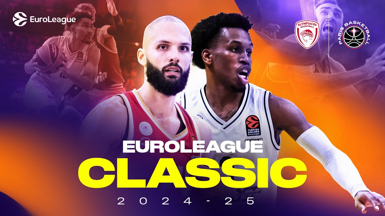 The -20 COMEBACK Game | Olympiacos - Paris Basketball | EUROLEAGUE CLASSIC GAMES 2024-25