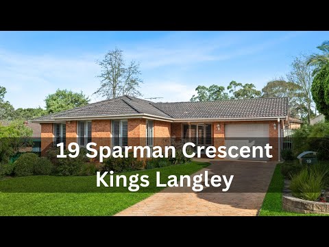 19 Sparman Crescent, Kings Langley, NSW 2147, 4 slaapkamers, 2 badkamers, House