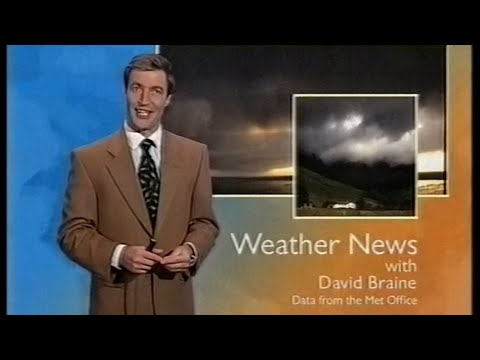 1997 BBC 1 continuity, Weather News, and closedown