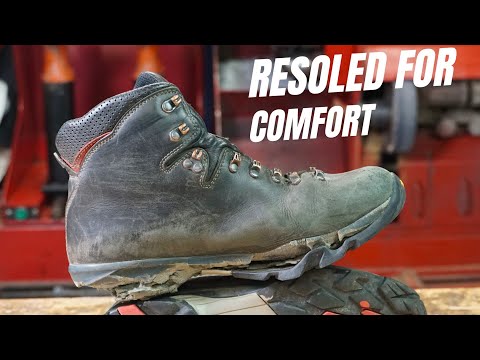 Giving Old Hiking Boots a Soft Sole Makeover