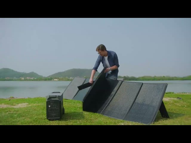 Estación de energía Fossibot F3600 Pro 3840 Wh, 3 AC, 6 USB, LiFePO4, kit solar video