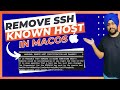 Resolved Warning Remote Host Identification Has Changed MacOS X Remove SSH Known Host