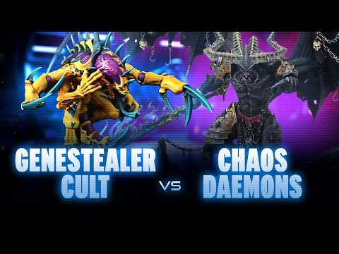Chaos Daemons vs Genestealer Cults Competitive Battle Report
