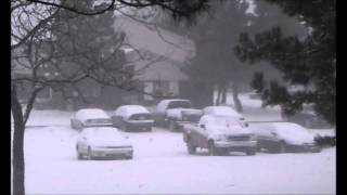 1 19 11 our first snow storm of the winter season