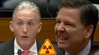 Trey Gowdy Pushes James Comey's Buttons! Comey Gets Pissed!