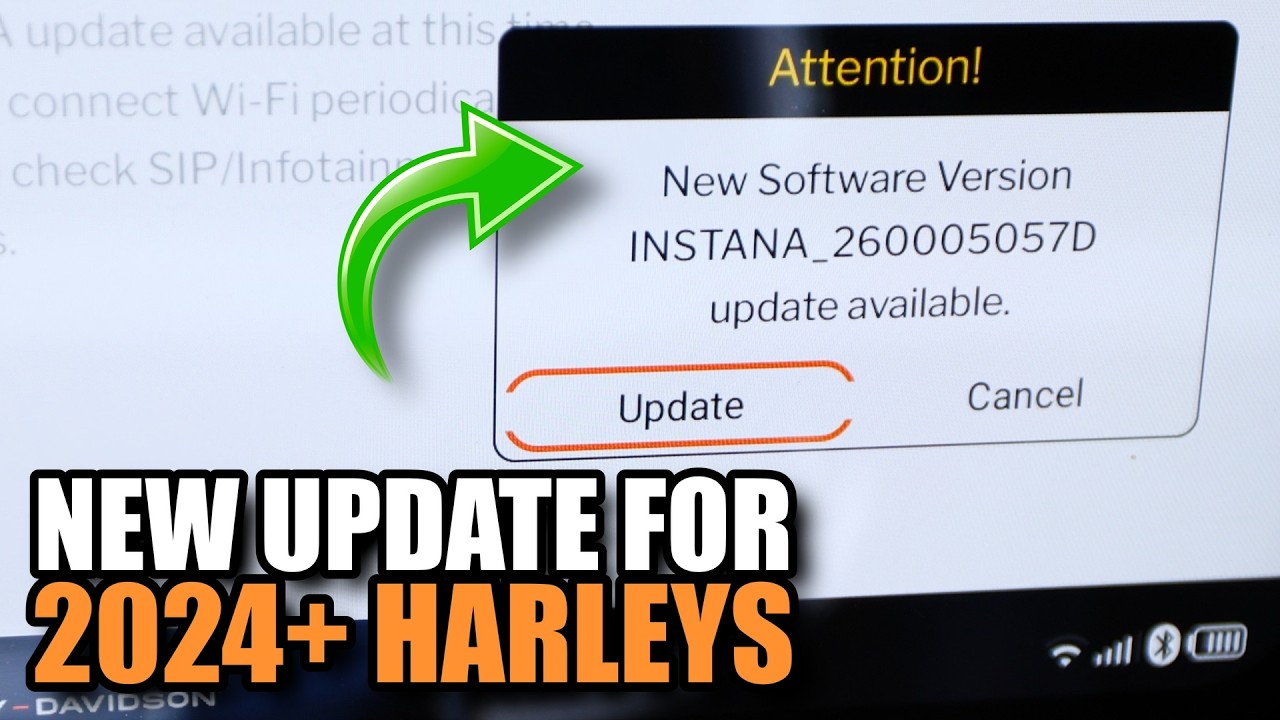 Harley released a NEW Skyline OS UPDATE for the 2024+ BIKES!  Let's install it!