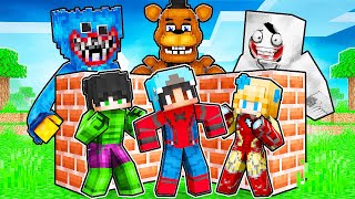 I CHEATED Using SUPERHEROES In A Build To Survive CHALLENGE!