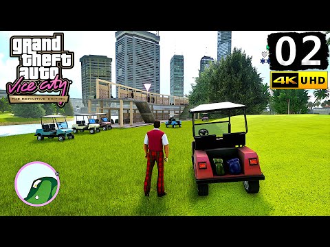 GTA Vice City Definitive Edition Gameplay Walkthrough Part 2 - PC 4K 60FPS No Commentary