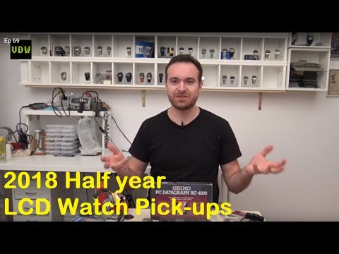 2018 Half year pick-ups LCD Watches- Ep 69 - Vintage Digital Watches