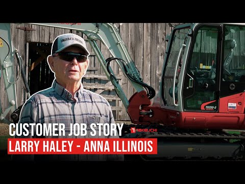 Luby Equipment Customer Testimonial | Larry Haley on His Takeuchi TB250 Excavator