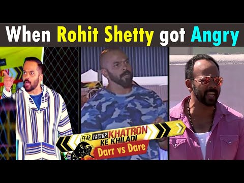Khatron Ke Khiladi | When Rohit Shetty got angry | When Rohit Shetty got angry in Khatron Ke Khiladi