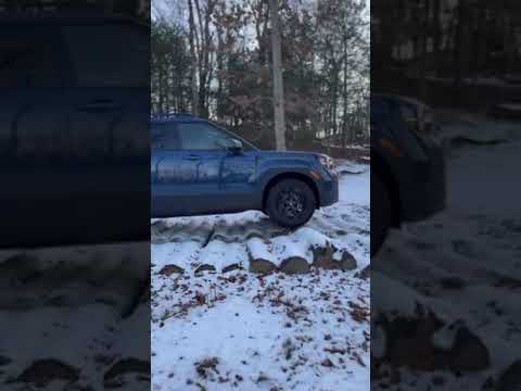 Wait… a Santa Fe did THIS? 👀🌲