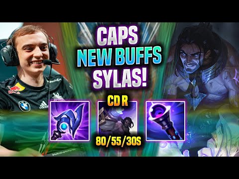 CAPS IS INSANE WITH SYLAS NEW BUFF! - G2 Caps Plays Sylas Mid vs Ahri! | Season 2022