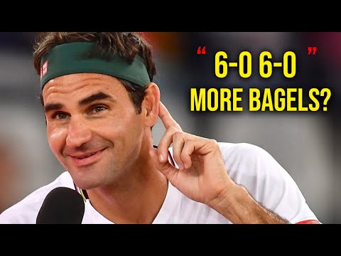 Roger Federer Casually "DOUBLE BAGELED" Grand Slam Champions! (6-0 6-0 Humiliation)