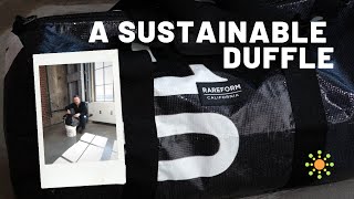 RAREFORM Duffle Bag [Update: More Than 2,000,000 lbs of Billboard Turned Into Bags and Counting!]