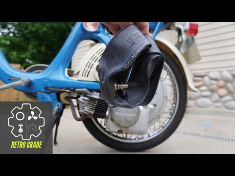 Thumbnail for WHAT WAS HONDA THINKING?! - 1966 Honda P50 Moped Rear Inner Tube Change by Honda P50