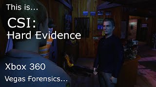 This is CSI Hard Evidence for the XBox 360