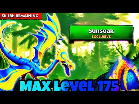 SUNSOAK | Titan Mode Max Level 175 | Exclusive Threadtail | Dragons: Rise of Berk