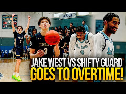 JAKE WEST GETS TESTED VS SHIFTY PHILLY GUARD IN HEATED OVERTIME MATCHUP IN FRONT OF HOSTILE CROWD 🔥