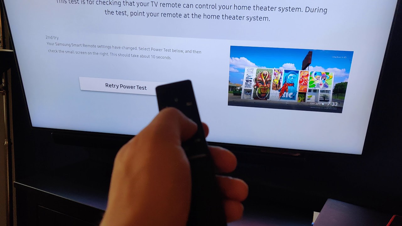 How do I connect my universal remote control to my Samsung Soundbar