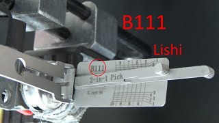 (439) B111 Lishi Picking & Decoding a GM Door