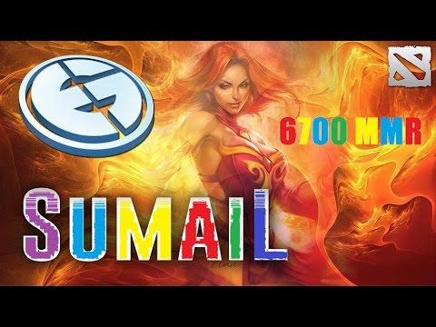 Dota 2 - Suma1L - Plays Lina - 6700 MMR