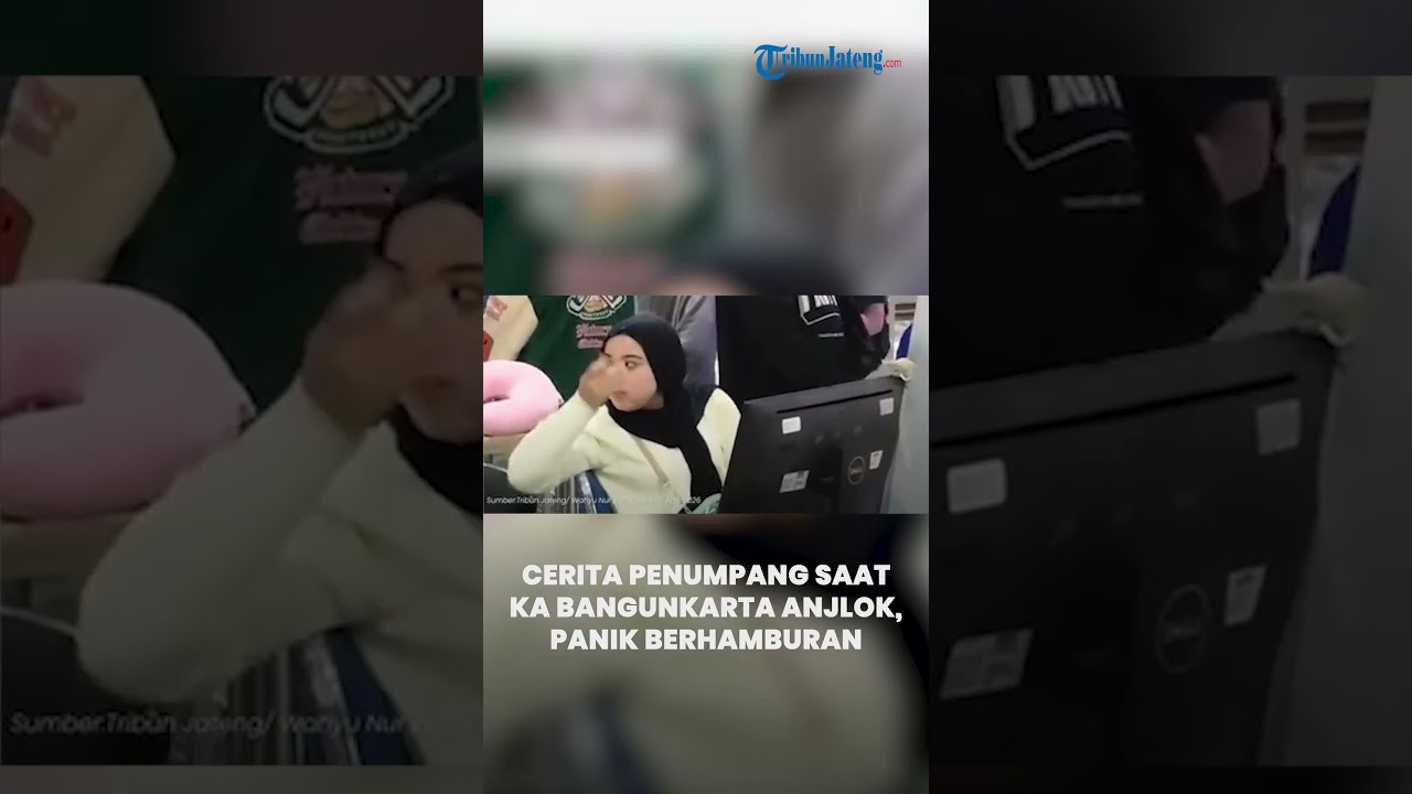 Passengers Share Stories of the Derailment of the Bangunkarta Train, Panic and Minor Injuries