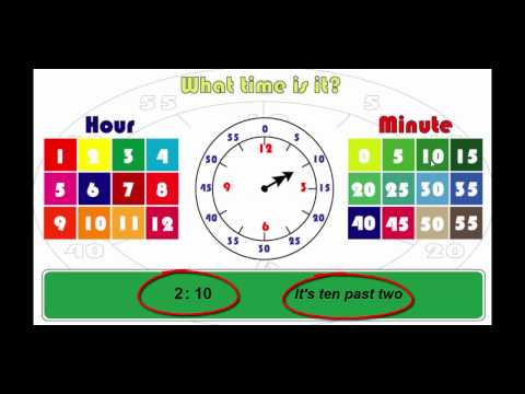Clock Learning Video